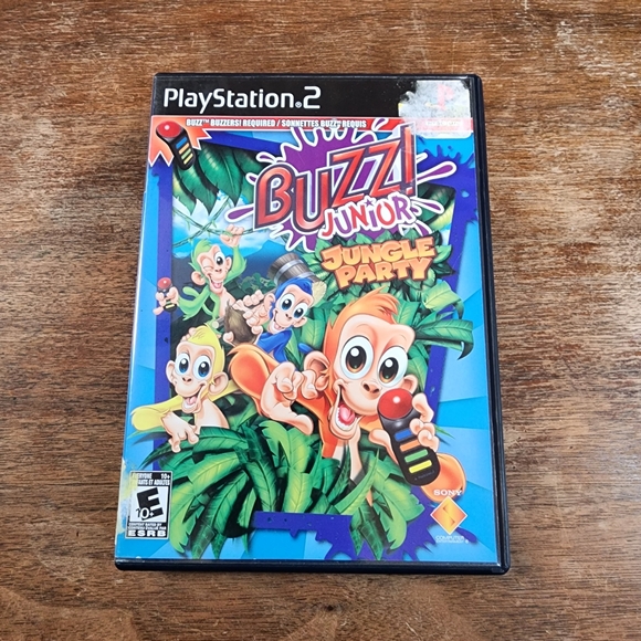 Sony Other - Sony Playstation 2 Buzz ! Junior Jungle Party PS2 Game